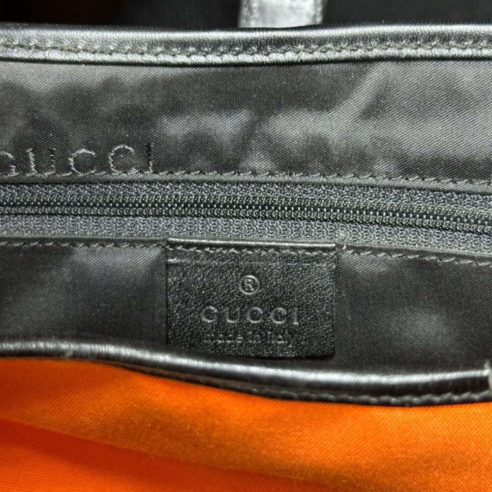 1999 Gucci Tom Ford Jackie Hobo – Bold Orange Nylon & Leather - Picture 12 of 13